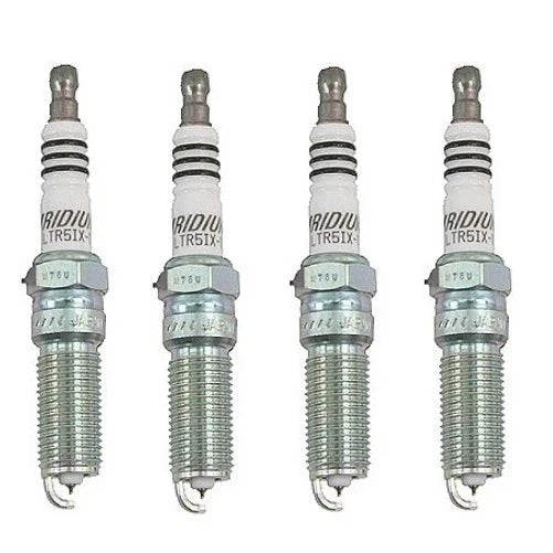 Set of 4 NGK Iridium IX Spark Plugs LTR5IX11 #4344 for