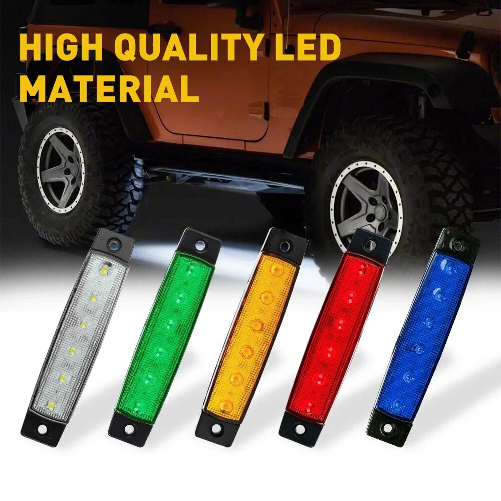 10X LED Rock Underbody Wheel Lights for Jeep (Offroad, UTV, ATV, Boat)