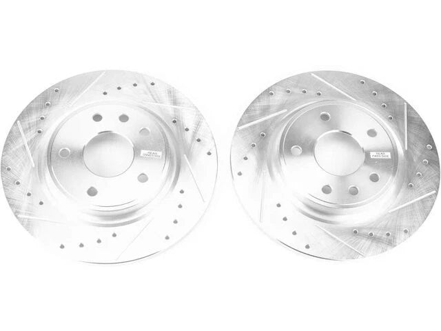 Set of 2 Rear Brake Rotors for Chrysler Voyager (2020–2026) 79286QMNX