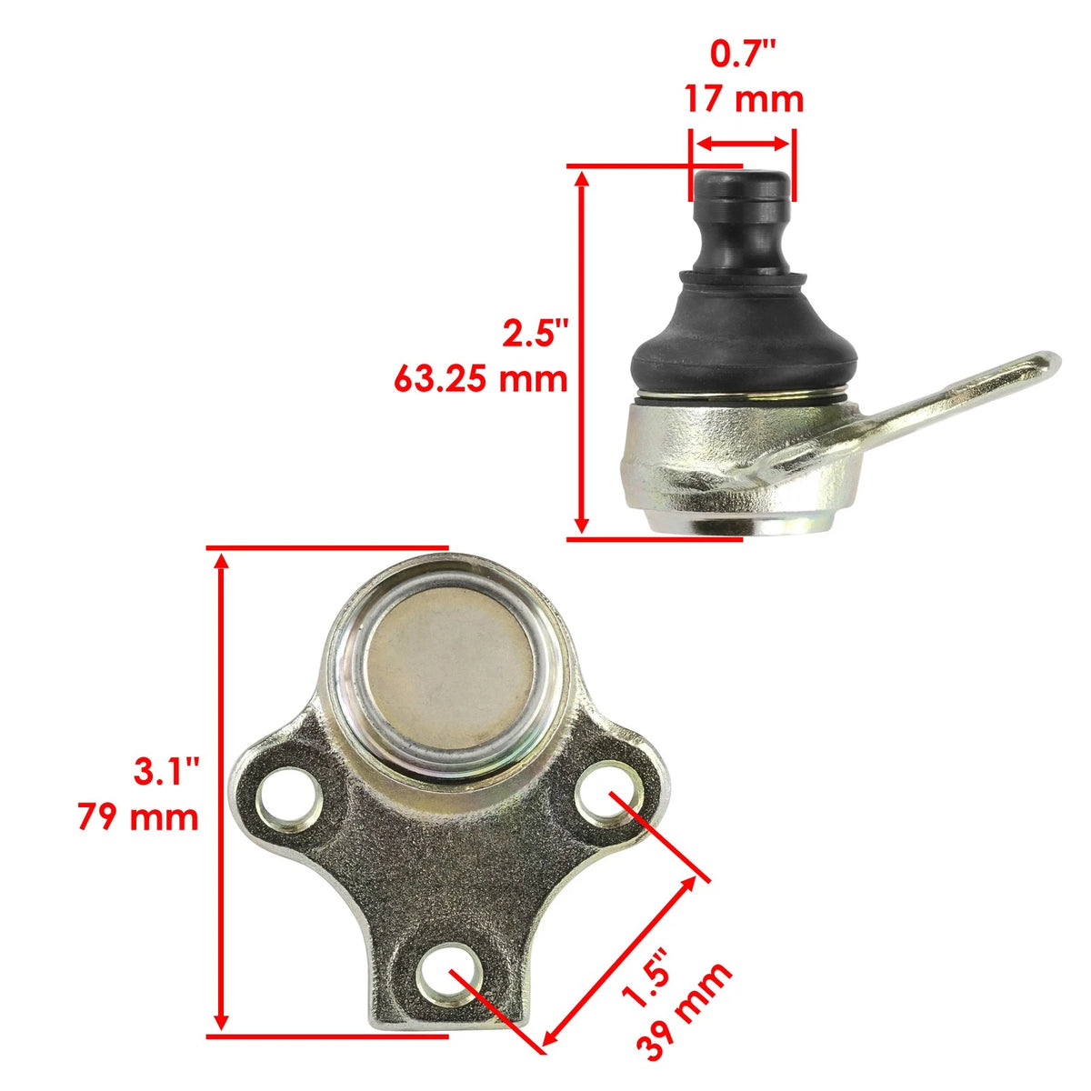 2 Lower Ball Joint for Can-Am Outlander 400 (2007–2015) HI1249BJ106JU