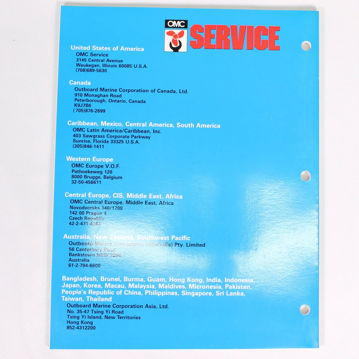 Service Manual for Johnson Evinrude OMC Cobra Stern Drives (LSS-3030)
