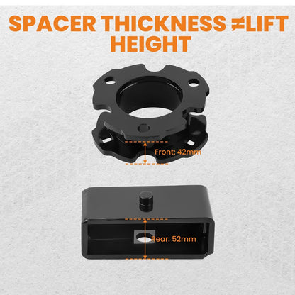 3" Front 2" Rear Lift Kit for Chevy Colorado GMC Canyon 2WD 4WD (2015–2022)
