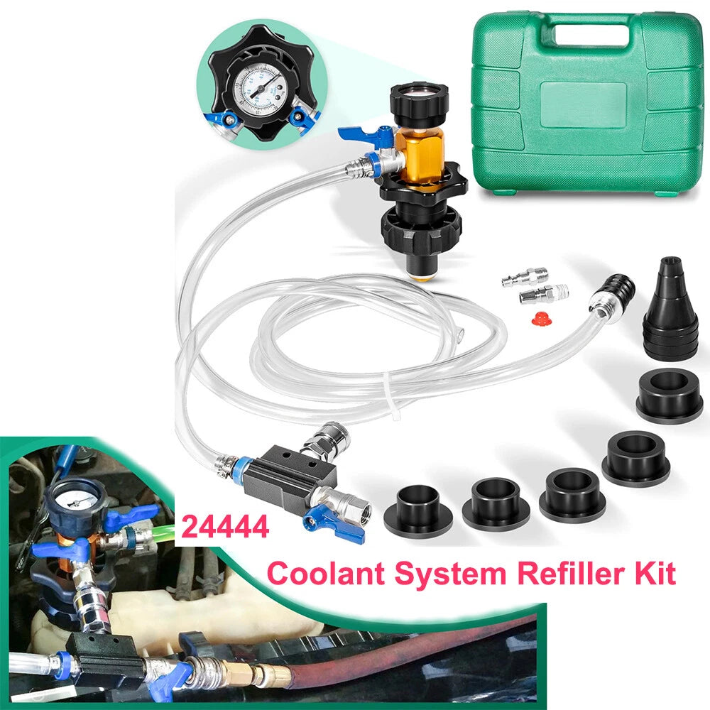 Coolant System Refiller Kit for Vacuum Coolant Refill Tool