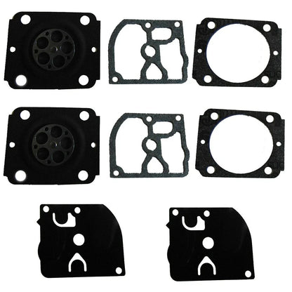 Set of 8 Carburetor Gasket Diaphragm for BG66 BG86 String Trimmer