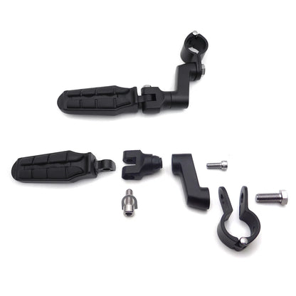 Front Rider 1.25" Tombstone Offset Mount Clamp Foot Peg for Yamaha Virage