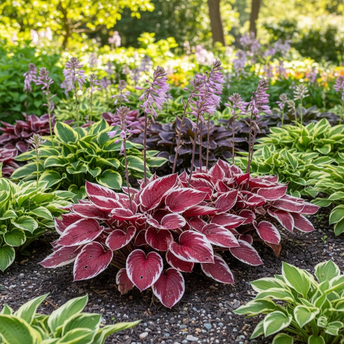100+ Hosta Seeds for Planting Outdoors, Mixed Color Rare Perennial