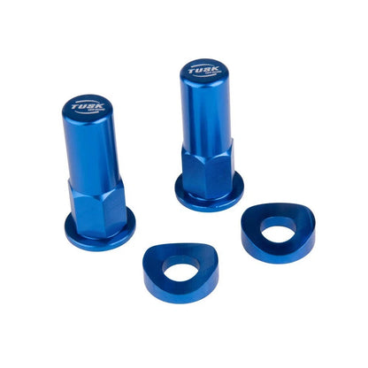 Set of 2 Rim Lock Nut Spacer Kit Blue for Husaberg FX600E (1997–1999) 19-9368-BLU