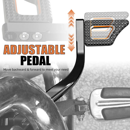 Rear Foot Brake Pedal Lever for Harley Dyna Low Rider FXDL (1993–2012, 2016–2017)