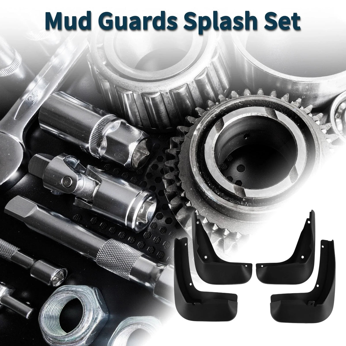 Set of 4 Mud Flaps Splash Guards for Volkswagen Golf Wagon MK7 (2016–2023)