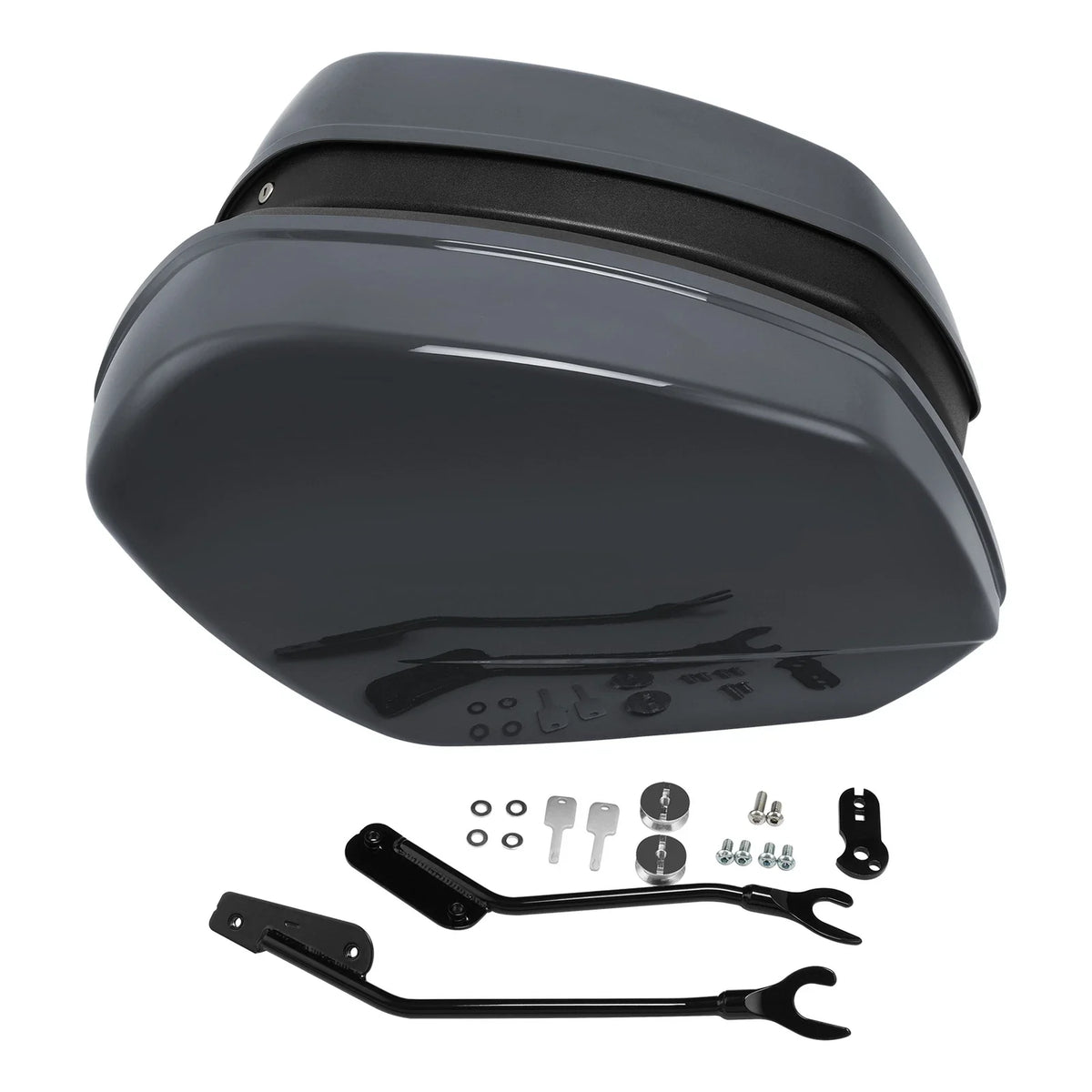 Hard Saddlebags for Harley Softail Low Rider ST FXLRST (2022–2025) Gunship Gray