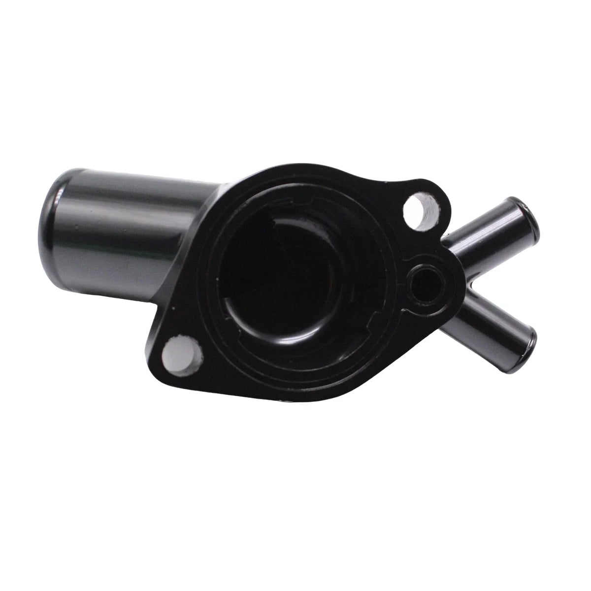 Black Twin Port Thermostat Housing for Holden V8 253 308 (WB, LH, LX, HX, HZ)