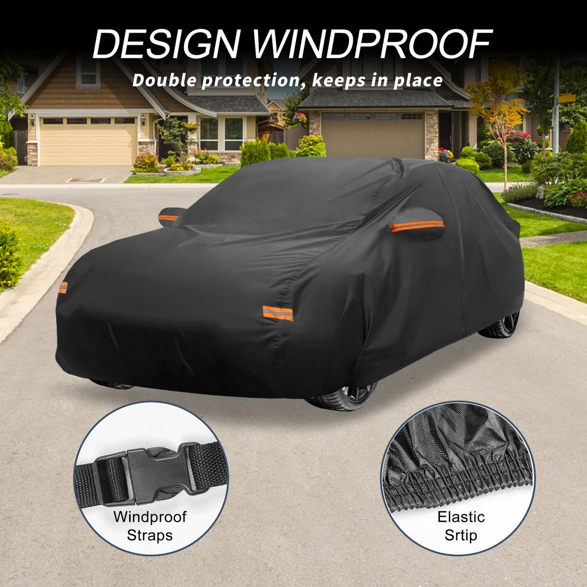 Waterproof Aluminum Film Car Cover for Lexus ES Sedan 