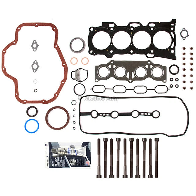 Full Gasket Set with Head Bolts for Toyota Rav4 Camry Highlander Scion tC (2.4L 2AZFE)