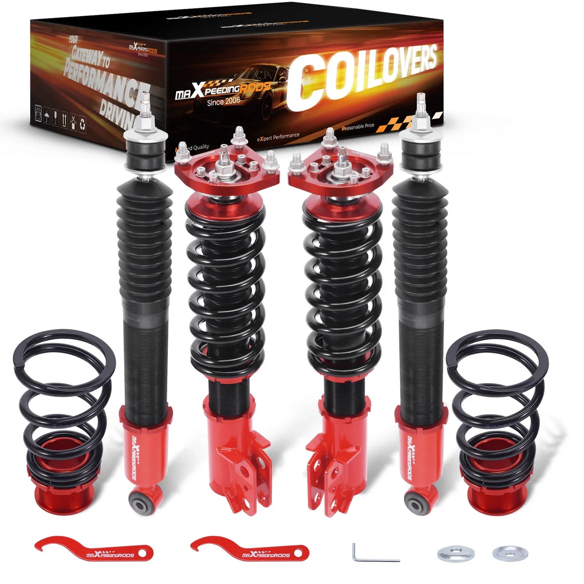 Adjustable Coilovers Lowering Kit for Ford Mustang (1994–2004)