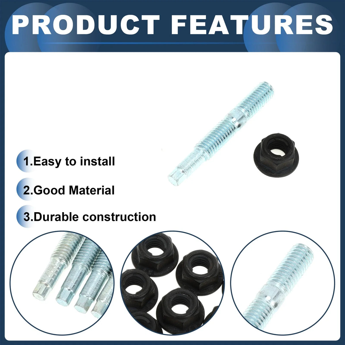 Exhaust Manifold Mount Hardware Bolt Kit No.W701706S2 for Ford Expedition (1997–2006)