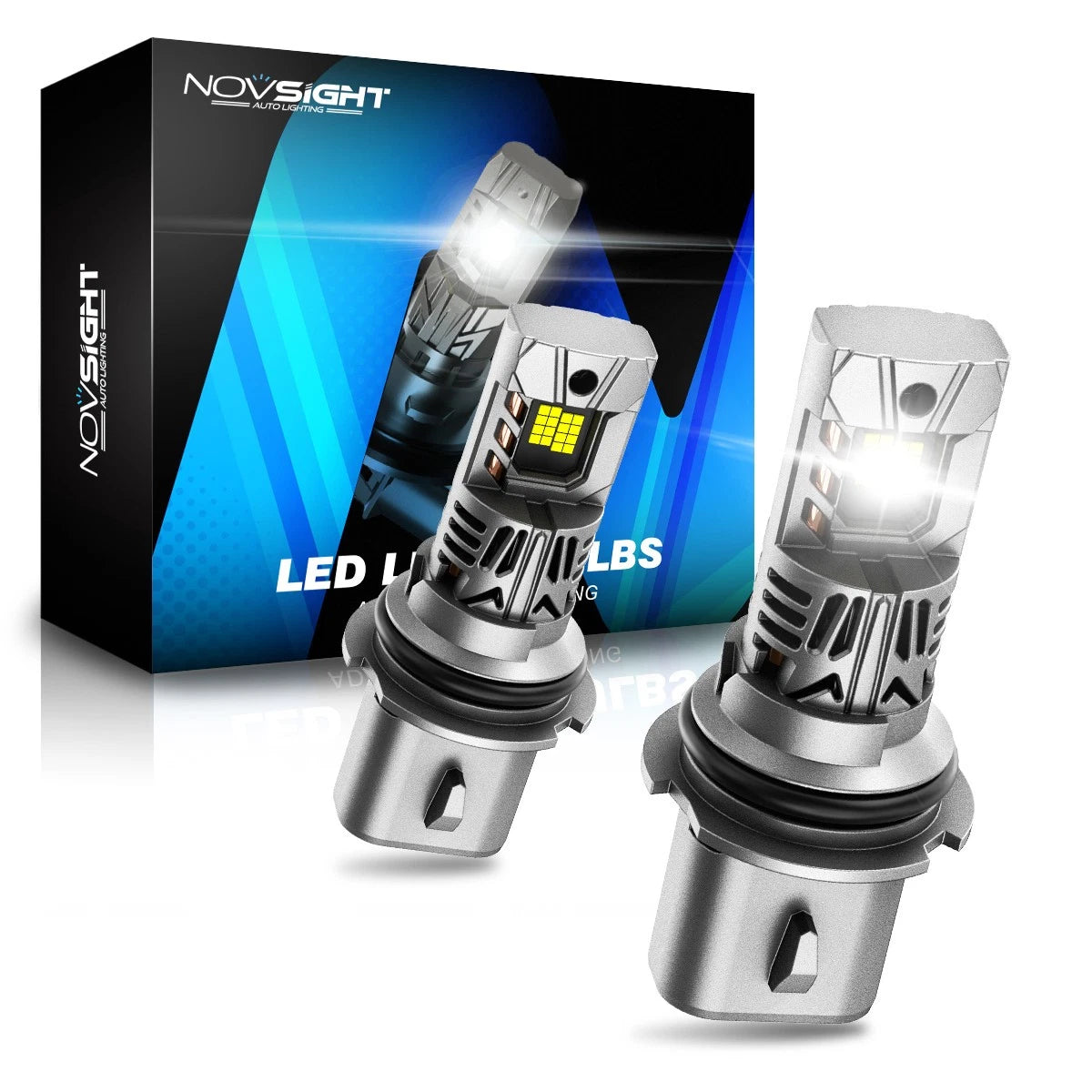 2X 9004 HB1 LED Headlight Bulbs for Dodge Ram 1500 2500 3500 (6500K)