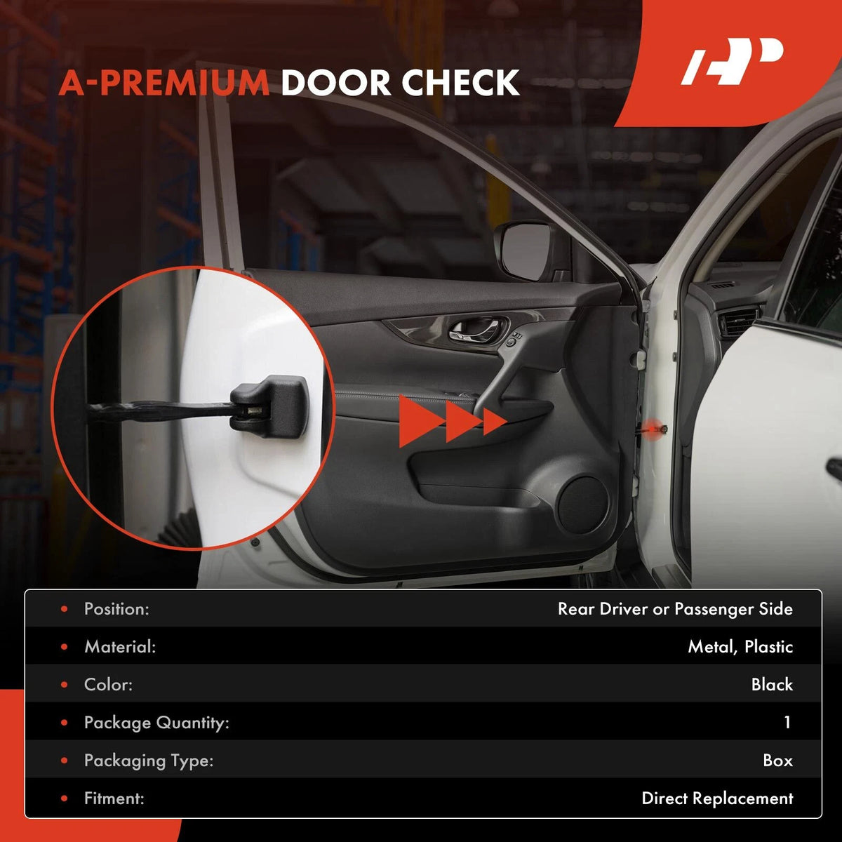 Door Check for Toyota Yaris (2012–2018) - 6863052120, 686300D230, 6863052110