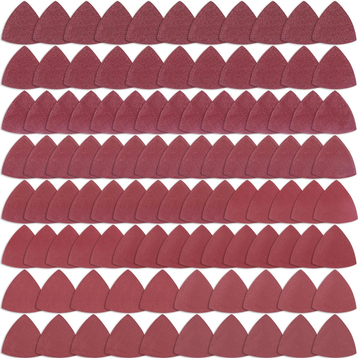 100 Triangle Sanding Pads for Automotive Use (3-1/8 Inch)