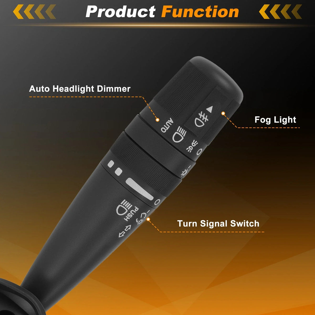 Turn Signal Switch Lever 68015101AG for Dodge Avenger (2008–2014) Journey (2009–2010)