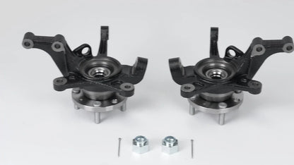 Pair Front Steering Knuckle Hub Bearings for Chevrolet Aveo/Pontiac G3 (2004–2011)