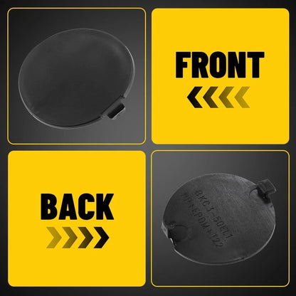 Set of 2 Rear Tow Hook Cover Caps BHN1-50-EL1-BB for Mazda 3 (2014–2016)