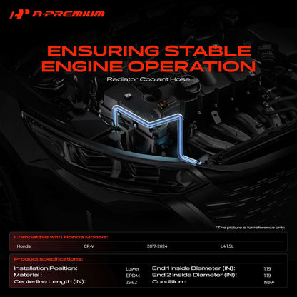 Lower Radiator Hose for Honda CR-V (2017–2024)