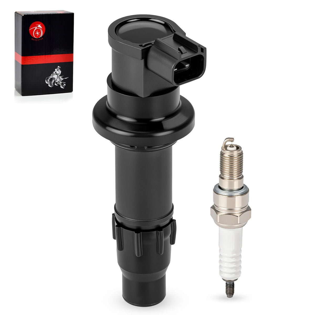 Ignition Coil & Iridium Spark Plug for Honda CRF250R (2004) 30700-KRN-671, IMR9C-9H