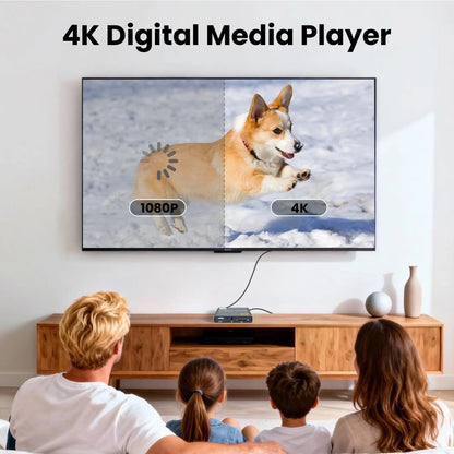 4K Ultra HD Digital Media Player for Various Devices (2010–2023)