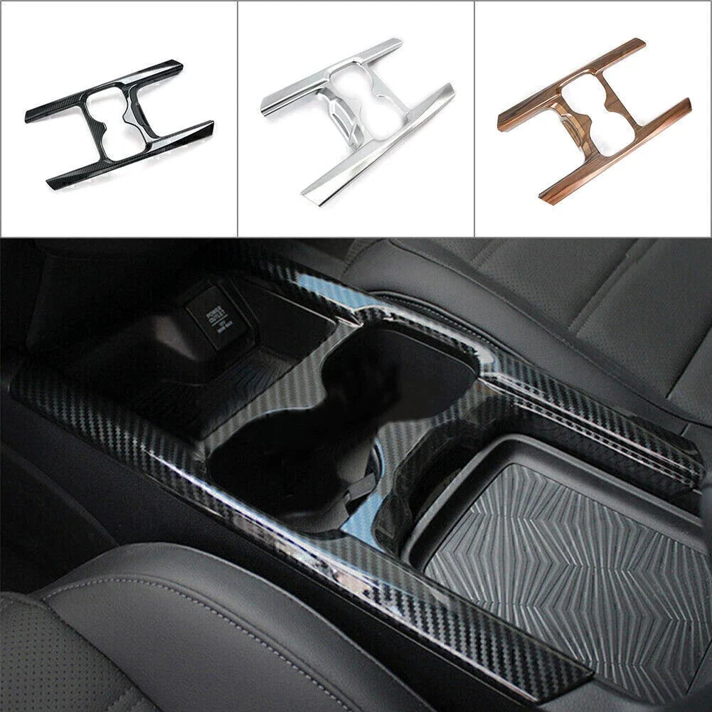 Carbon Fiber Water Cup Holder Cover Trim for Honda CR-V (2017–2019)