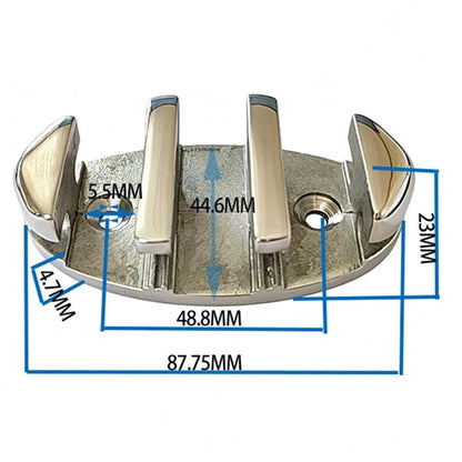ZigZag Cleat for Kayak Canoe Boat Docking (316 Stainless Steel)