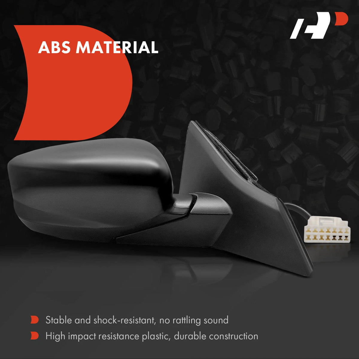 Power Adjust Mirror for Honda Accord Coupe (2017) - 76200T3LA21ZE, 76200T2FA31ZH, HO1321347, HO1321345