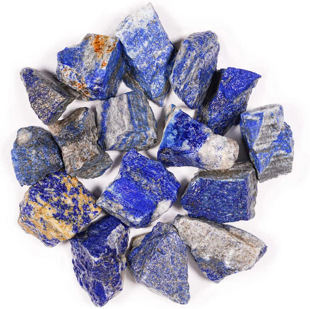Natural Afghanistan Lapis Lazuli Rough Gemstone Crystal (100g)