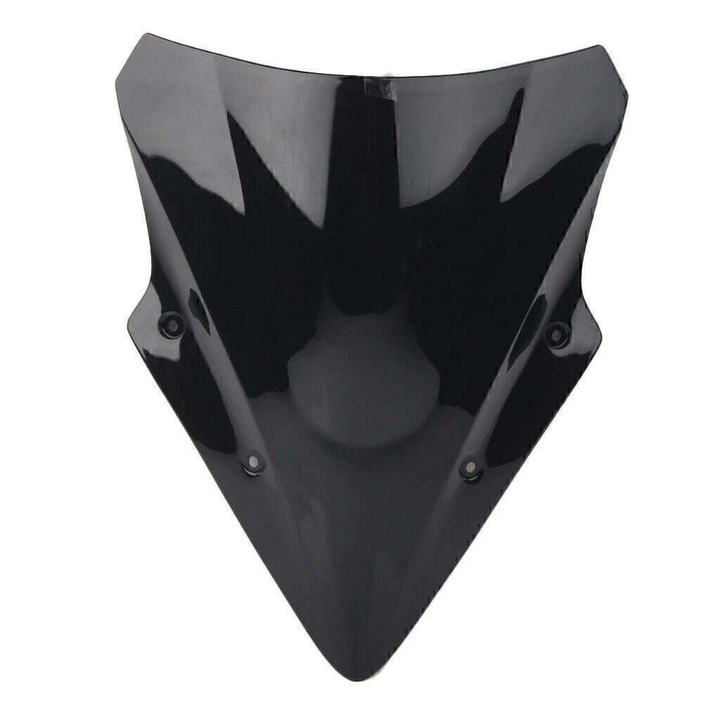 Dual Bubble Windscreen for Kawasaki Ninja 650 EX650 ER6F (2017–2019) Black