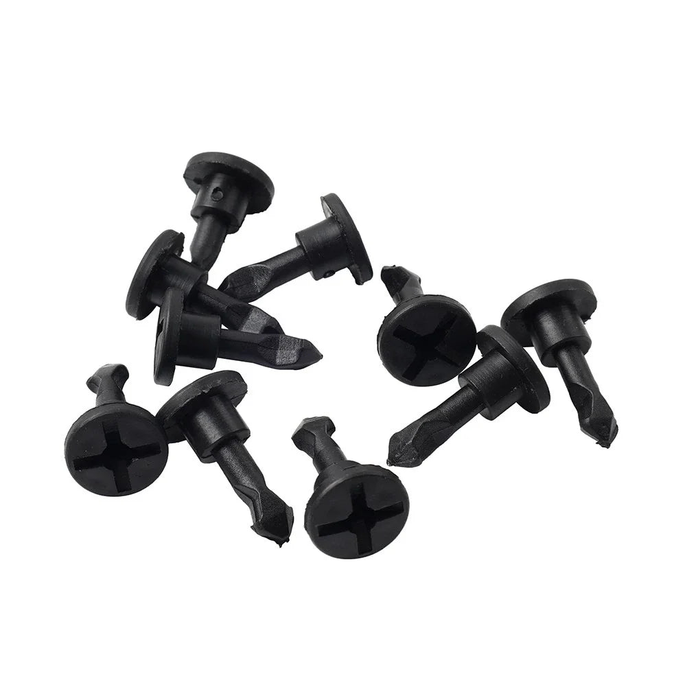 10x Engine Cover Trim Fixing Bolt Clips for Audi Volkswagen 1.8L (N90801101)