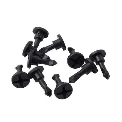 10x Engine Cover Trim Fixing Bolt Clips for Audi Volkswagen 1.8L (N90801101)