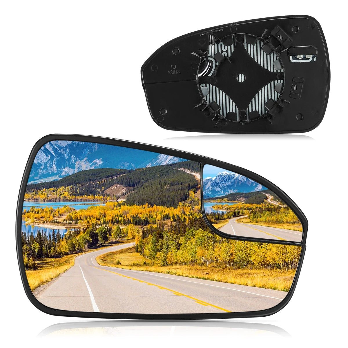 Heated Door Mirror Glass Passenger Side for Ford Fusion (2013–2020)