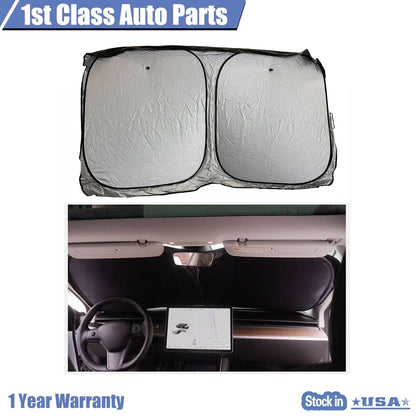Windshield Sun Shade for Universal Fit (57"x35")