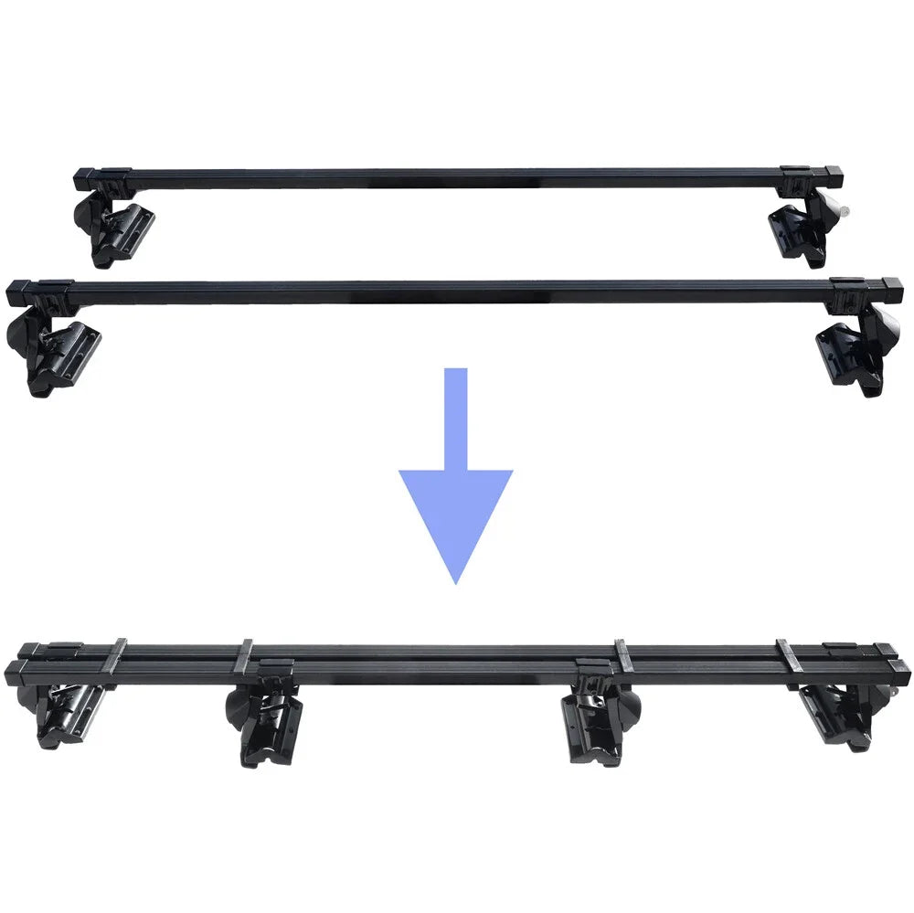 Complete Roof Rack System for Ford Mustang (1979–1993), Honda Accord (1990–200)