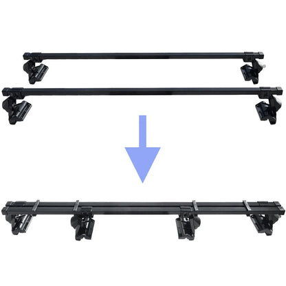 Complete Roof Rack System for Ford Mustang (1979–1993), Honda Accord (1990–200)