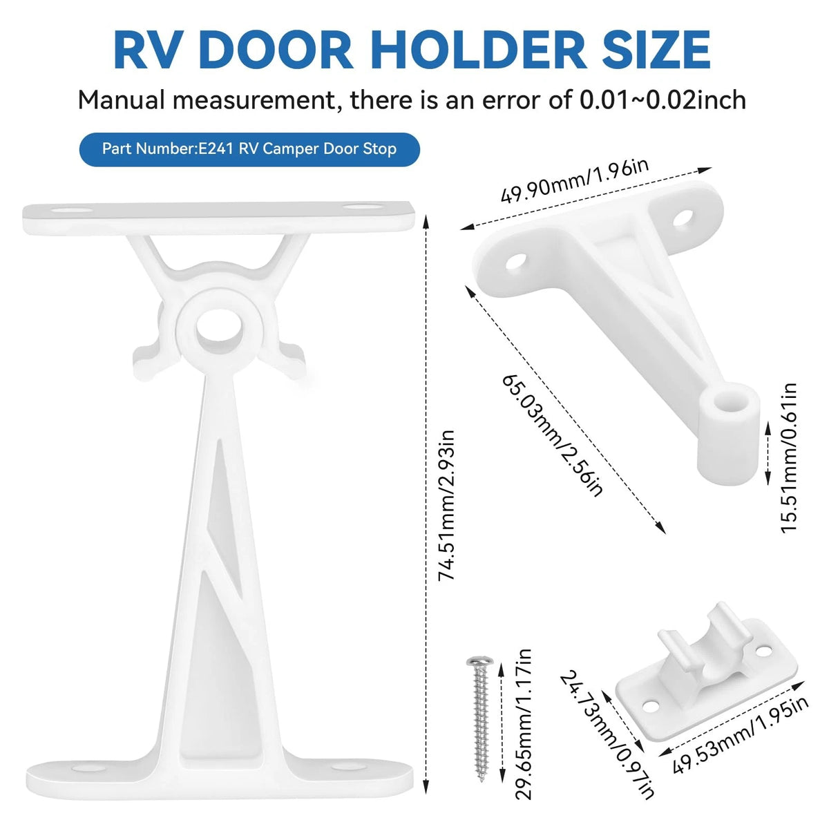 3 Inch RV Door Holder for Camper (2010–2023)