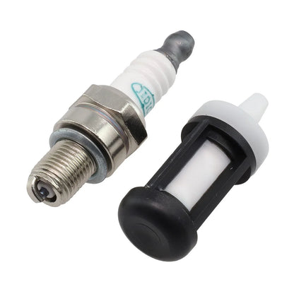 Fuel Filter Air Filter Set of 2 for Lawn Mower (FC91, FS96, FC111, HT102, HT103)