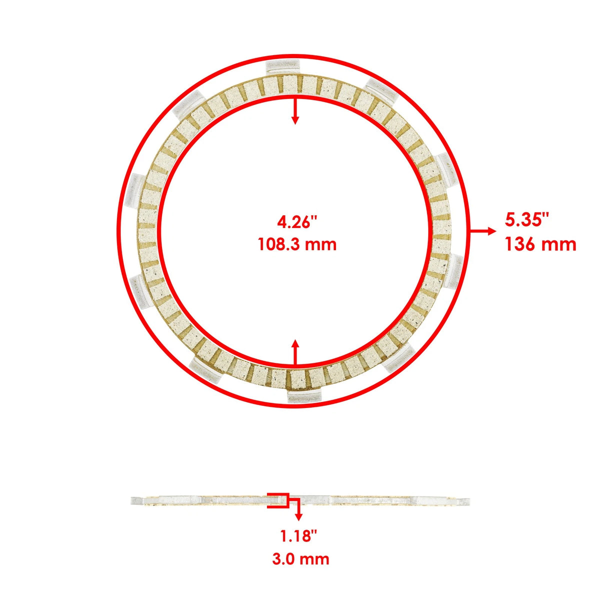 Clutch Plates Springs Kit for Honda CB650R CBR650R NC750X (2019–2023) FX103A1001MD