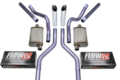 2.5" Dual Exhaust Kit for Suburban Yukon (1969–1972) - Flowmaster Flow FX Slash Corner