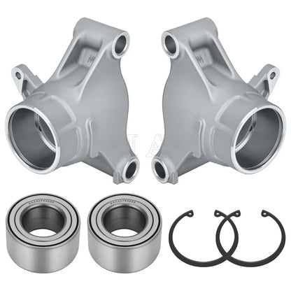 Set of 2 Rear Wheel Carriers w/ Bearings for Polaris RZR 4 800 (2010–2014)