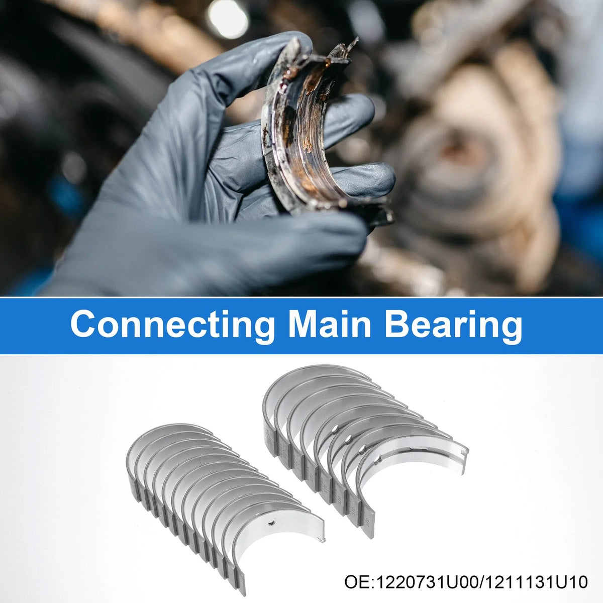 Main Bearing Connecting Rod Bearing Kit No. 1220731U00 for Nissan Altima (2002–2017)