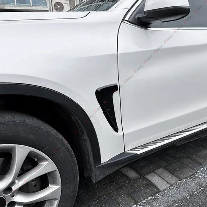 Gloss Black Side Air Fender Vent Cover for BMW X5 (2014–2018)