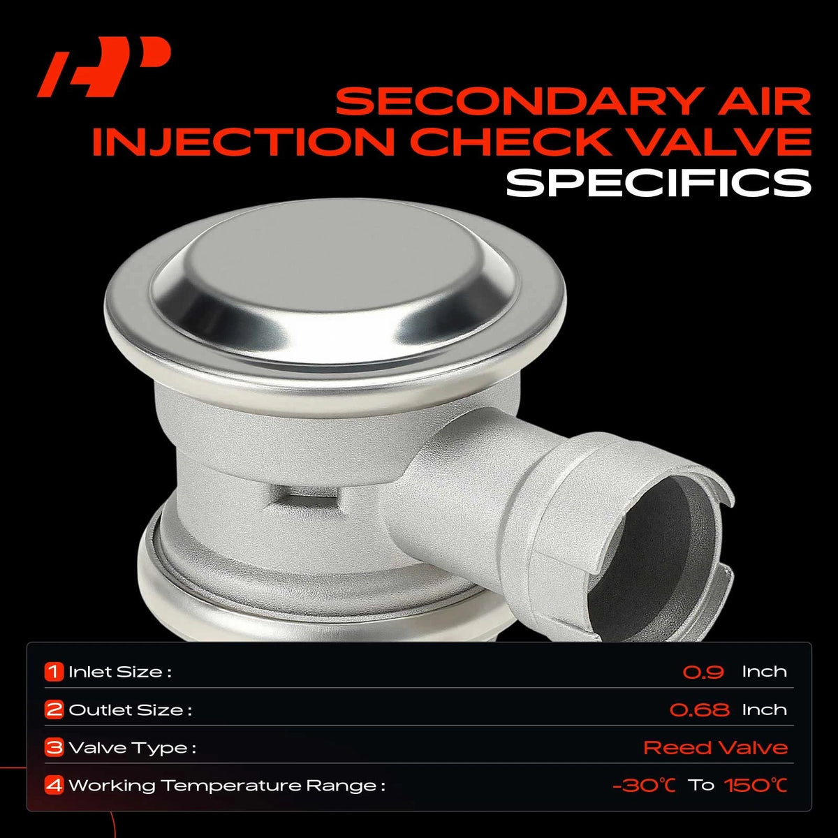 Secondary Air Injection Check Valve for VW Jetta Golf Beetle GTI (2000–2006)