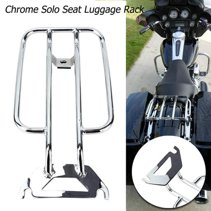 Rear Solo Seat Luggage Rack for Harley Touring Road Electra Glide (1998–2008)