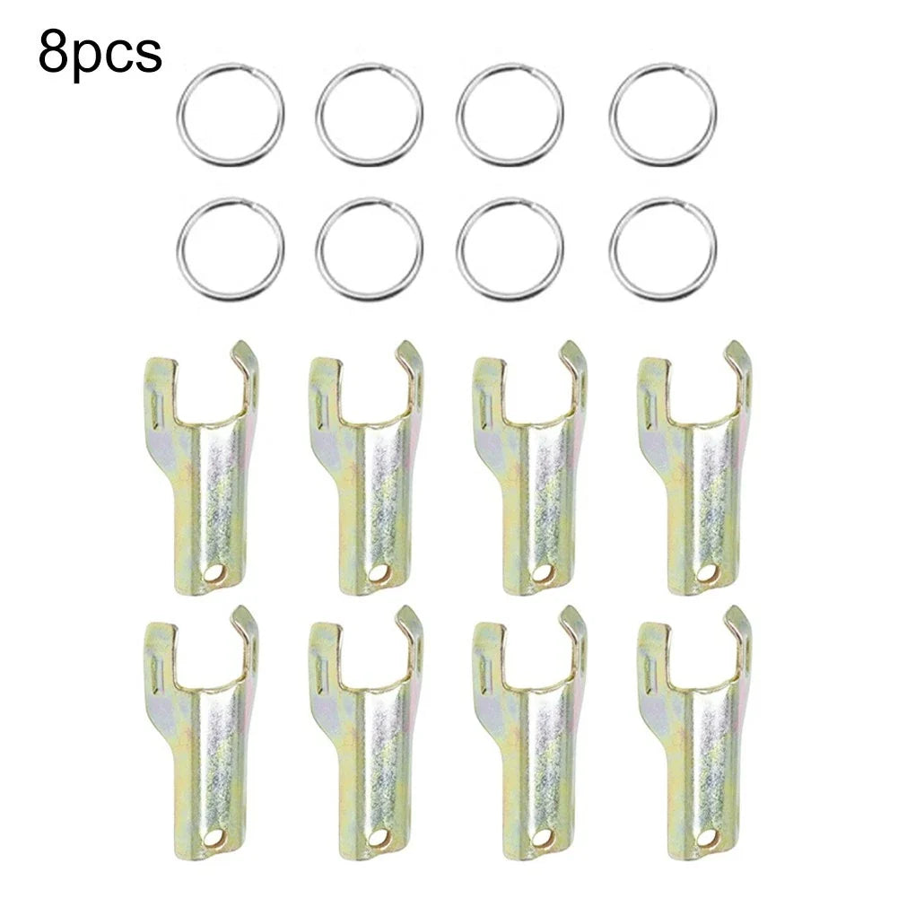8X Iron Station Key Replacements + Keyrings for RTU LP Outdoor Boxes