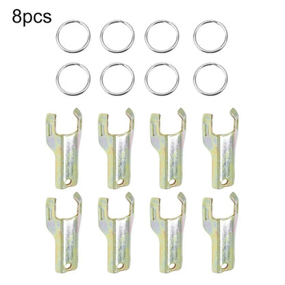 8X Iron Station Key Replacements + Keyrings for RTU LP Outdoor Boxes